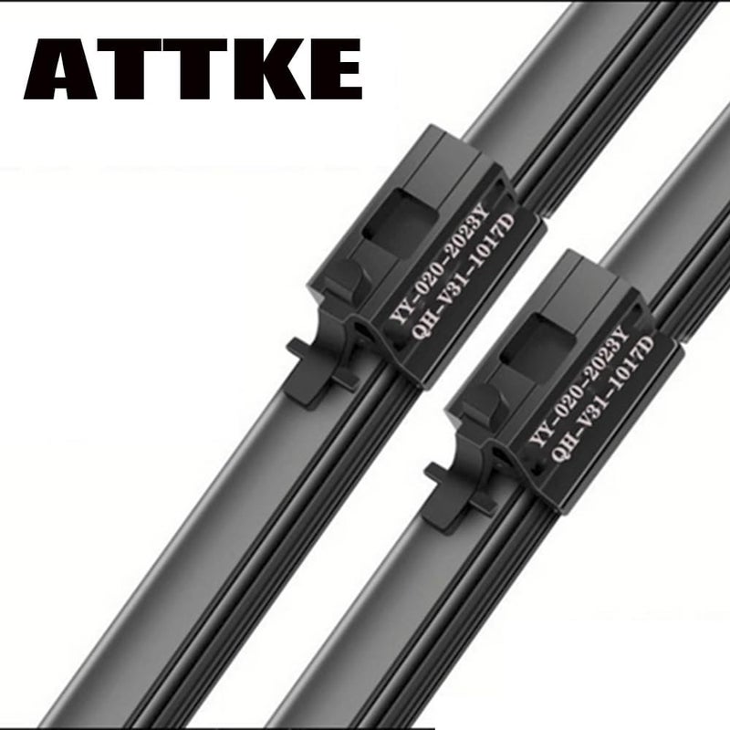 ATTKE OEM Quality Front Windshield Wiper Blades, Factory Replacement Mercedes-Benz C300 2015-2022 GLC300 2016-2019/22"+22" (Set of 2) - Image 2