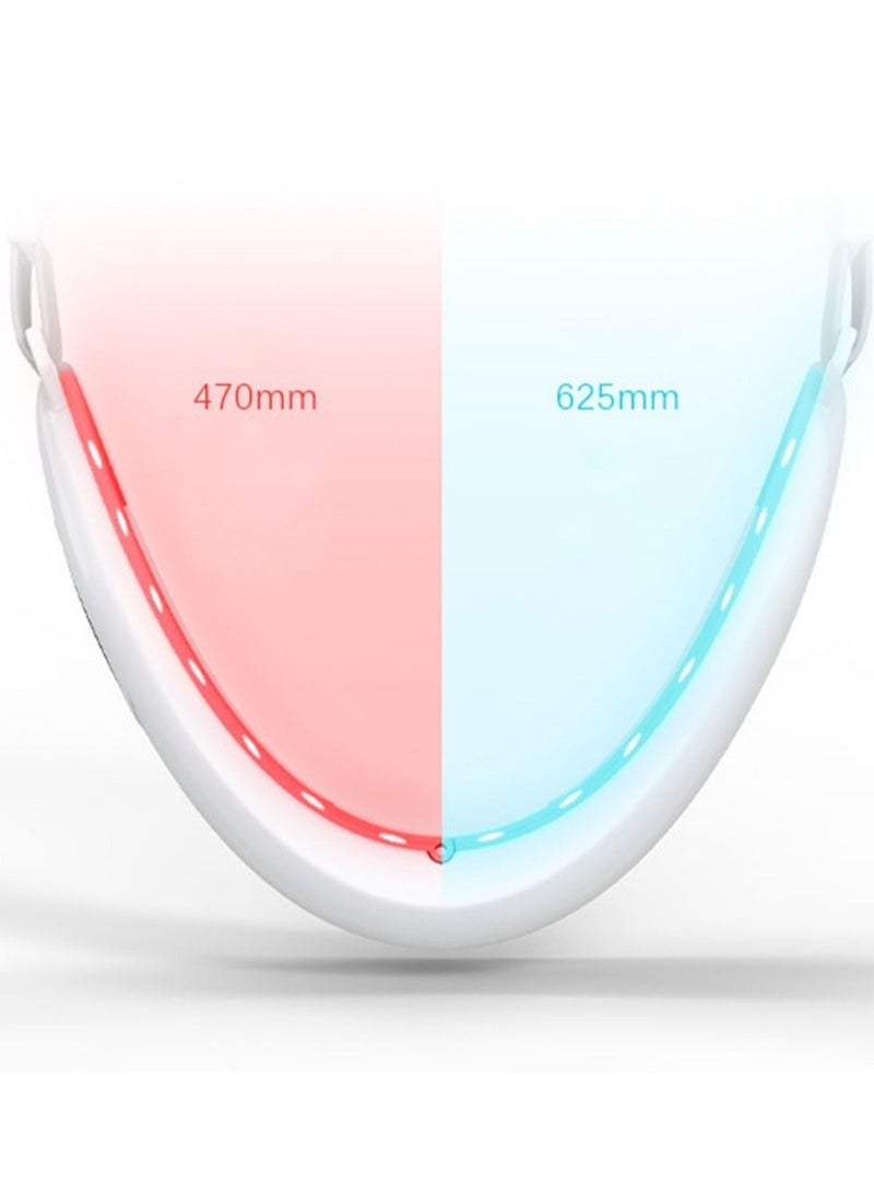 Loquat Electric V Face Shaping Massager Facial Lifting Belt Strap Beauty Device Red Blu-Ray Double Chin Removal - Image 5