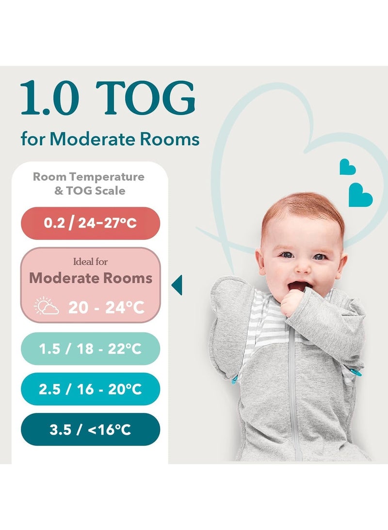 LOVE TO dream Baby Swaddle Wrap, Stretch Cotton Sleep Sack, Soft Breathable Sleepwear, Adjustable Baby Wrap Blanket, Cozy Swaddling Cloth for Comfortable Sleep - Image 4