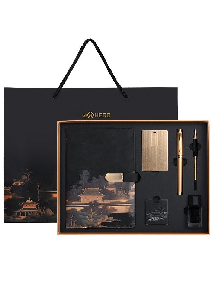 Hero [ Golden List Nomination Six Piece Gift Set] Hero Pen Gift Box Set for Business and Office Gifts Selection - Image 5