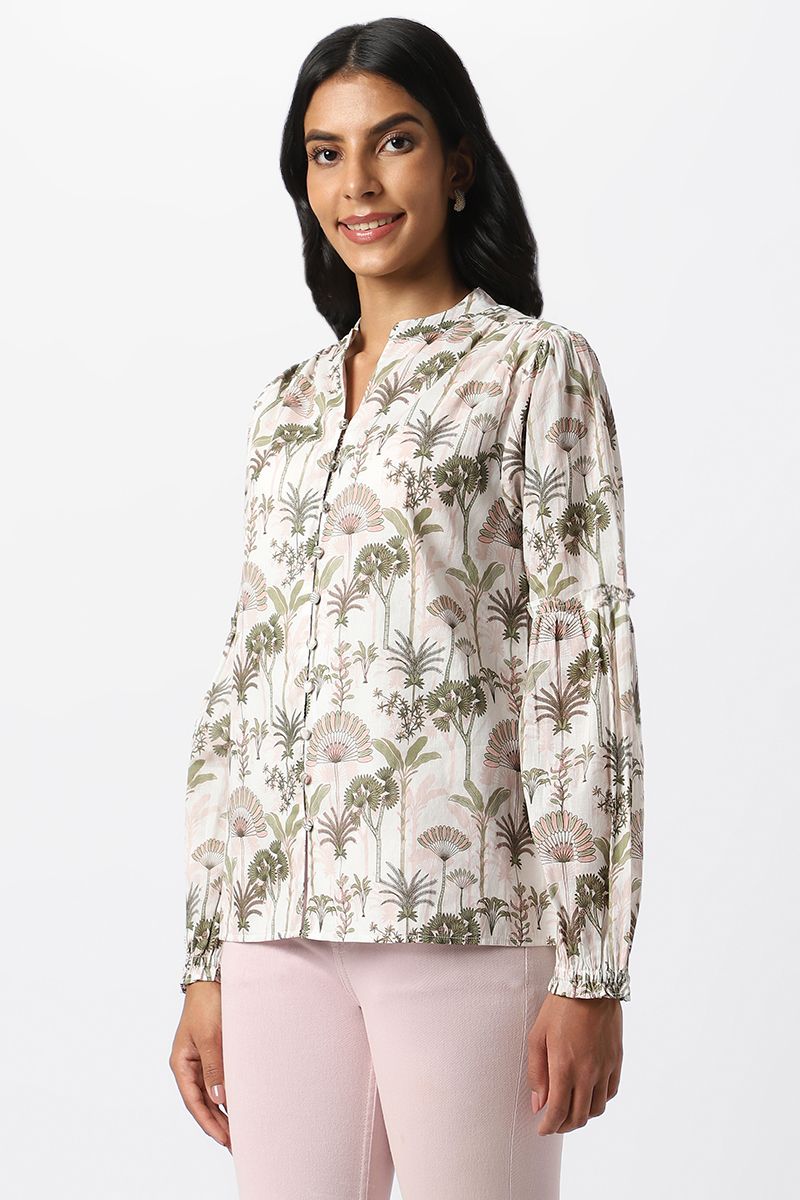 RINA floral women shirt - Image 2