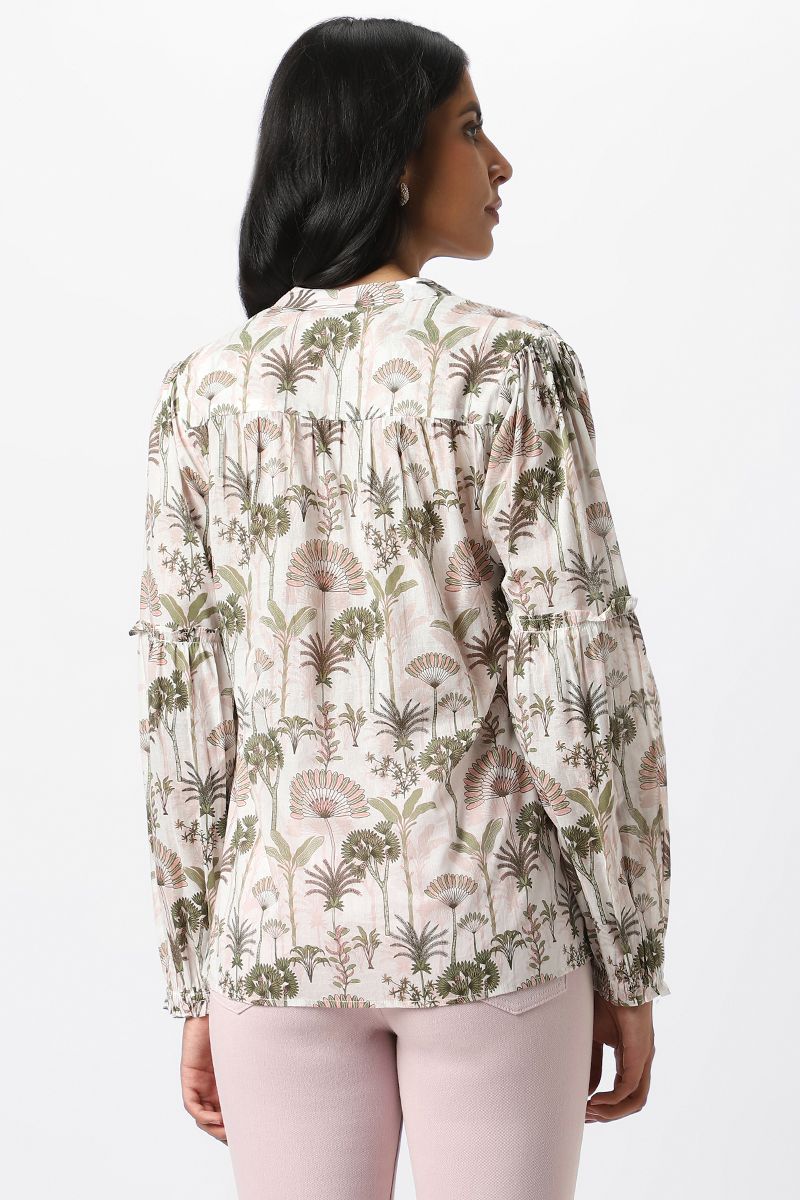 RINA floral women shirt - Image 3