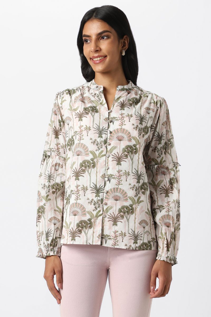 RINA floral women shirt - Image 1