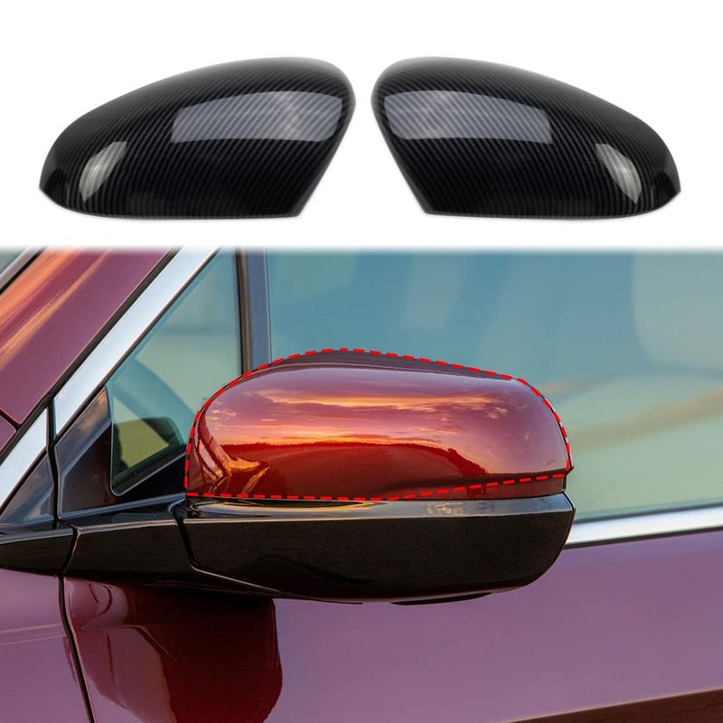 crosselec Carbon Fiber Side Rearview Mirror Guard Cover Trim for 20162022 Honda Pilot for 20172024 Ridgeline for 20192024 Passport