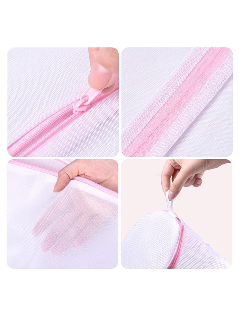 ECVV 7Pcs Mesh Laundry Bags for Delicates Zipper Closure Anti Open Guard, Travel Storage Organize Bag, Clothing Washing Bags for Washing Machines, Blouse, Bra, Hosiery, Stocking, Underwear, Lingerie - Image 4