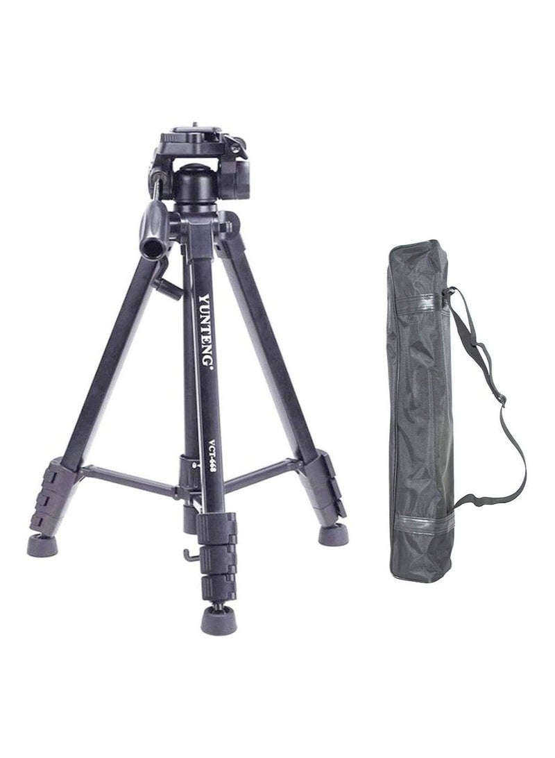 يونجتنج حامل ثلاثي احترافي مع رأس مخمد بان سائل لكاميرات SLR/DSLR كانون ونيكون + حقيبة حمل - Image 5