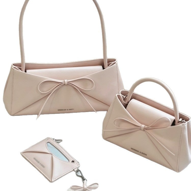 CHASER&KITTY Women's PU Bow Geometric Shoulder Bag - Image 3
