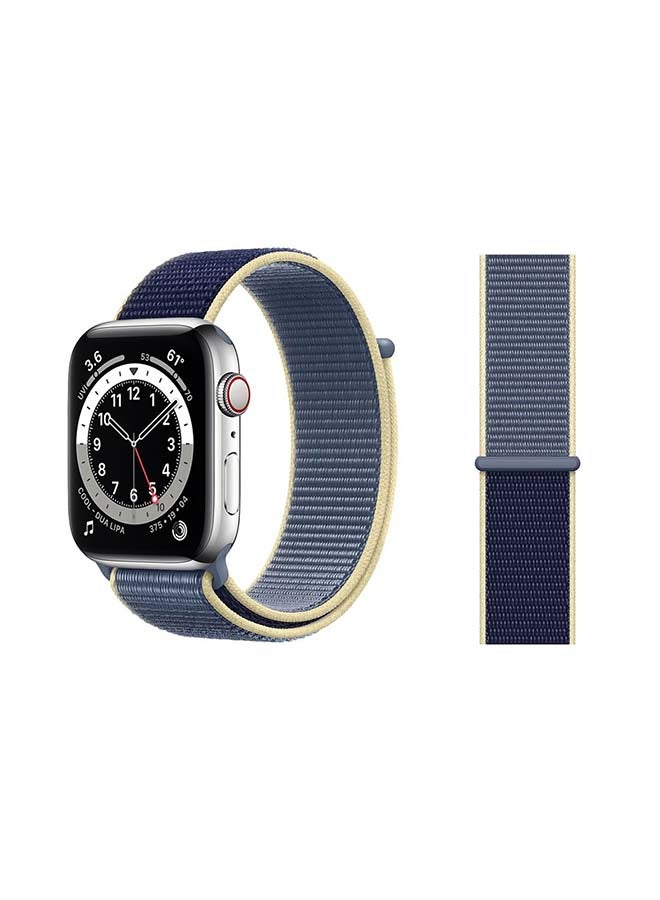 Alyashmac Replacement Band For Apple Watch Series 6/SE/5/4/3/2/1 Alaskan Blue