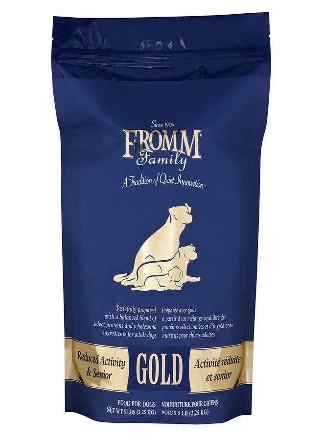 Fromm Reduced Activity Senior Gold Premium Dog Food - Senior Dry Dog Food for Medium & Small Breeds - Chicken Recipe - 5 lb - Image 1