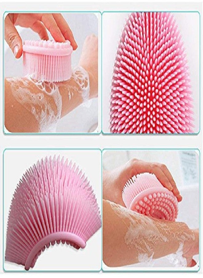 eHomeA2Z Silicone Body Scrubber, Gentle exfoliating Body Scrubber That's Easy to Clean, Lathers Well, Long Lasting, and More Hygienic Than Traditional Shower Loofah (Pink) - Image 5