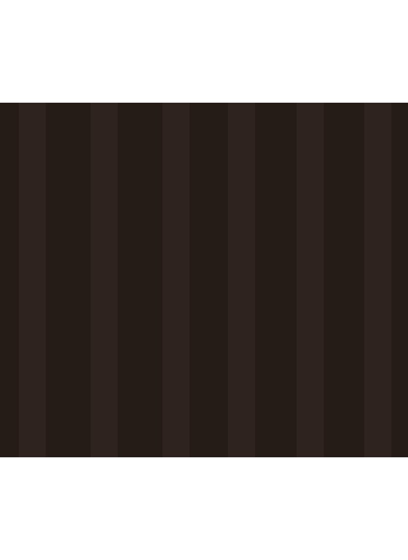 IVAZA IVAZA 220 TC 100 Cambric Cotton Satin Striped Mix N Match Bedsheet Set for Double Size Bed DurableDouble Bedsheet with 2 Pillow Covers Coffee  - Image 3