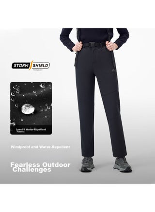 Pelliot Outdoor Softshell Pants For Men And Women, Winter Fleece-lined Thick Warm Windproof Hiking Mountaineering Skiing Pants 124307166 Black S - pzsku/ZCE4077ACC51ACC12514BZ/45/1751012040/0035248e-9ba6-4e55-9023-0933bdc7af8d