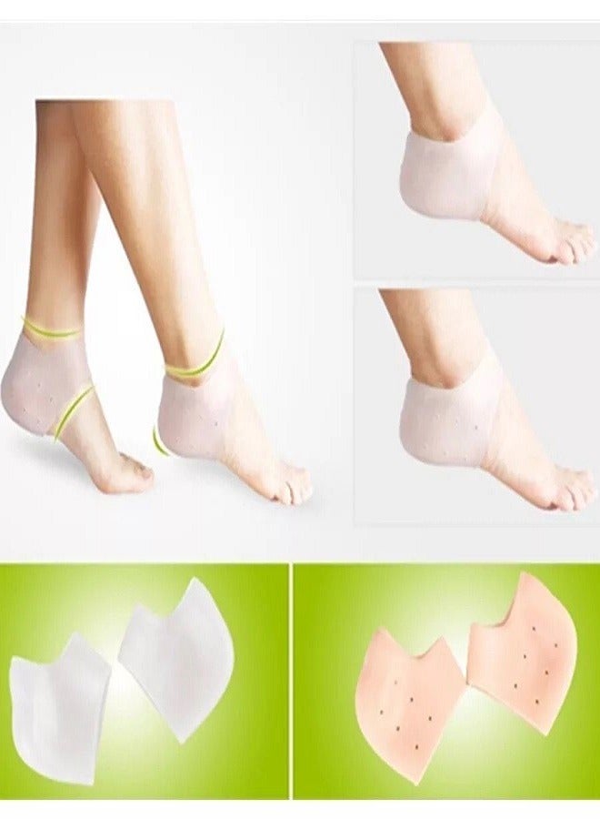 Generic 1 Pair Kristor Silicone Moisturising Heel Swelling Foot Support  - Image 1