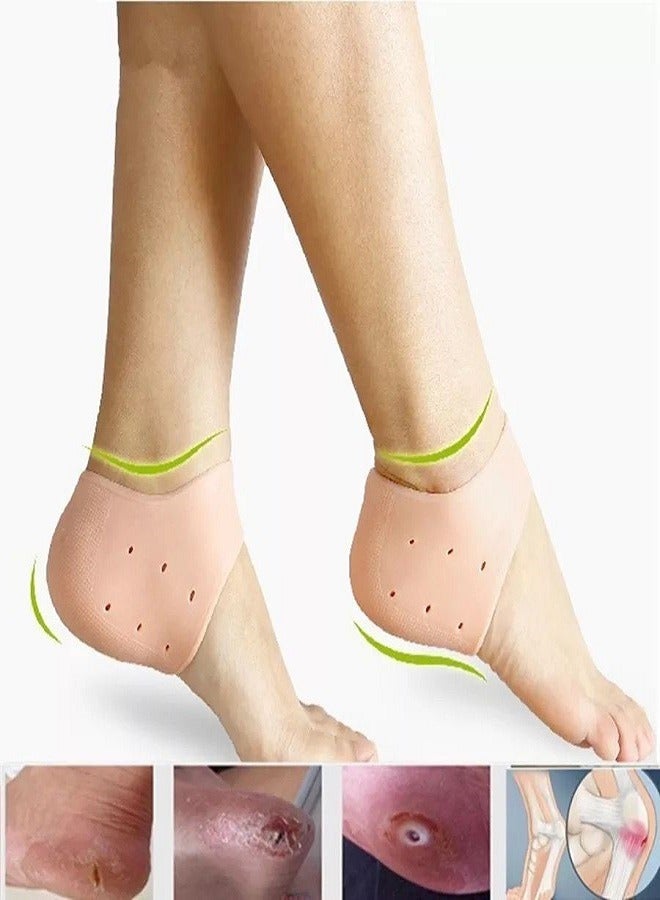 Generic 1 Pair Kristor Silicone Moisturising Heel Swelling Foot Support  - Image 2