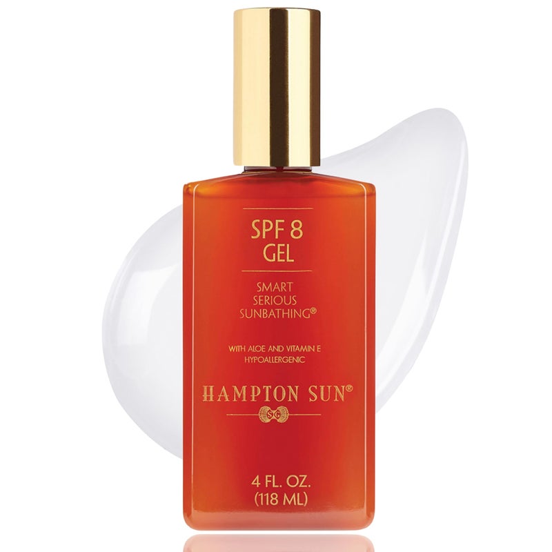 Hampton Sun Hampton Sun SPF 8 Classic Sun Gel, Ultra-Hydrating Luxury Sunbathing Gel, Walnut Oil for Deep, Rich, Long Lasting Tan, Anti-Aging with Jojoba Oil, Vitamin E + Aloe Vera, Silky, Lightweight Finish