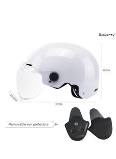 Bicycle helmet, unisex fall protection helmet, with detachable PC goggles, sports climbing outdoor 3C safety certification，white - pzsku/ZCE4088A80EE42FEBB5F8Z/45/_/1734762654/f3f5c449-5570-44d9-825b-5784247035f0