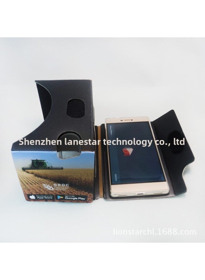 Mobile Phone Google Cardboard VR Second Generation Digital Glasses Color Printing Processing-Color:Other  - Image 5