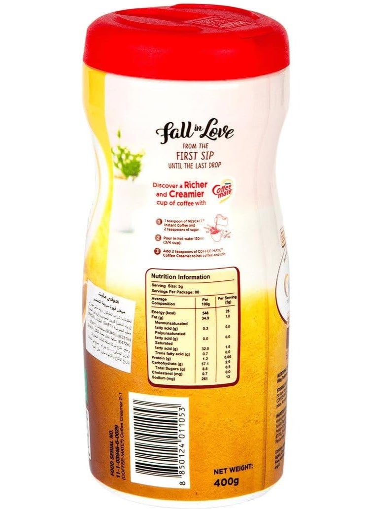 Coffee Mate Nestlé Coffee Mate Creamer 400g - 1 Pack, by Nestlé - Image 2
