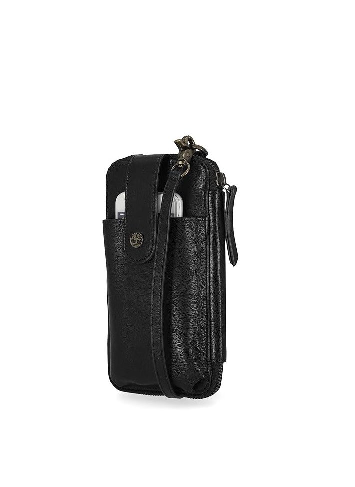 Timberland Women's Rfid Leather Phone Crossbody Wallet Bag rfid leather crossbody bag  - Image 1