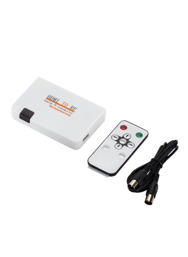 Generic Hdmi To Rf Analog Tv Transmitter Hdmi Signal Transmission Frequency Wired Signal Converter-Color:British Standard Power Supply  - Image 2