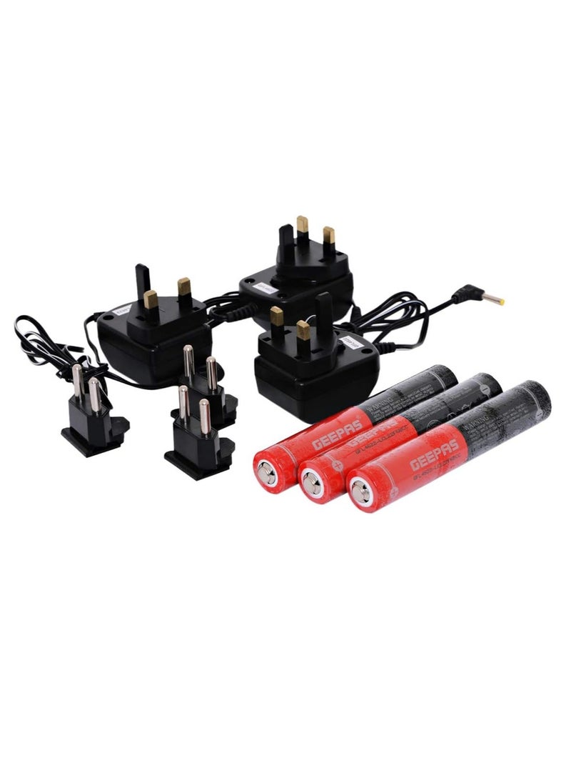 3 In 1 Original Rechargeable LED Handheld Flashlight Torch