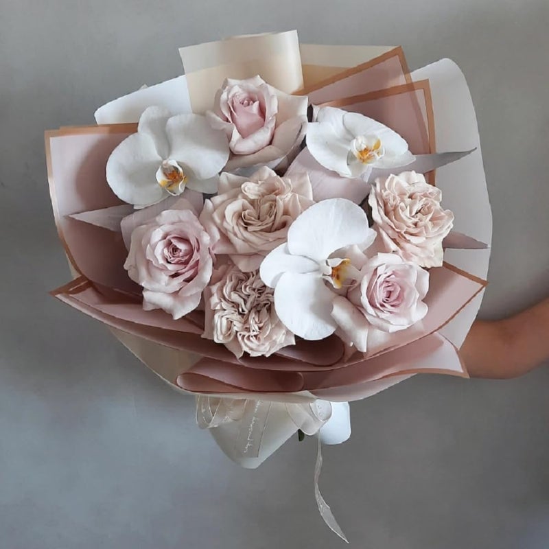 BBJ WRAPS Waterproof Floral Wrapping Paper Sheets Fresh Flowers Bouquet Gift Packaging Korean Florist Supplies, 20 Sheets (Lotus Pink) - Image 5