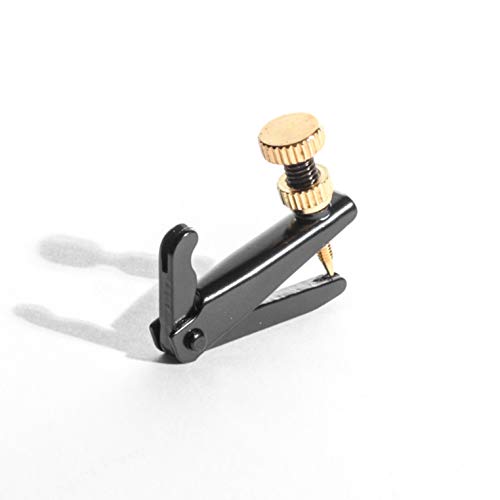 Mivi MI&VI Violin Fine Tuners - Stainless Steel Adjusters, Black/Gold, 4 Pcs (3/4-4/4 Size) - Image 2