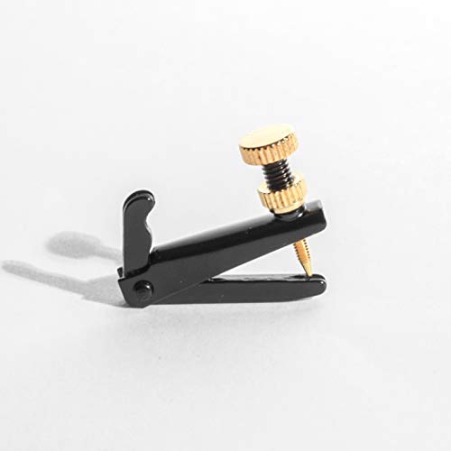 Mivi MI&VI Violin Fine Tuners - Stainless Steel Adjusters, Black/Gold, 4 Pcs (3/4-4/4 Size) - Image 3