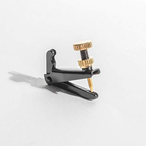Mivi MI&VI Violin Fine Tuners - Stainless Steel Adjusters, Black/Gold, 4 Pcs (3/4-4/4 Size) - Image 4