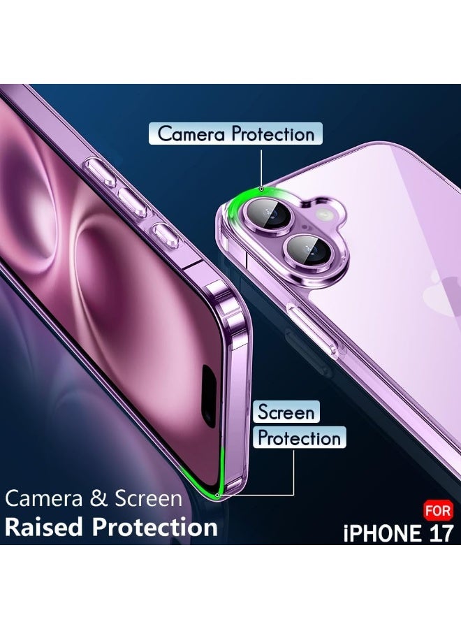 Premium iPhone 17 Clear Case Soft Flexible Silicone TPU Shockproof Transparent Back Cover Case (Transparent, iPhone 17) - Image 3