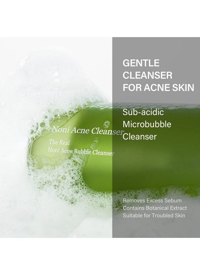 celimax Noni Acne Bubble Cleanser 155Ml Subacidic Microbubble Foam Cleanser Bha Aczero Calming Soothing  - Image 3