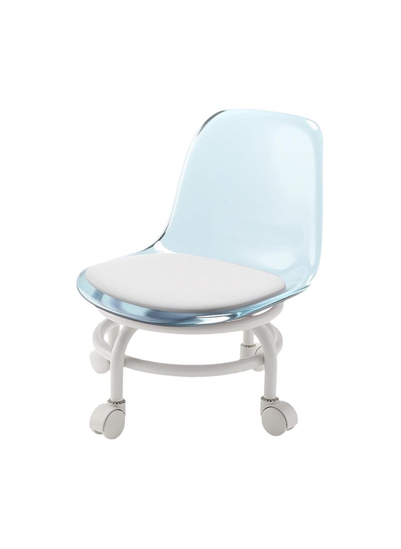 Drumstone - Drumstone Small Stools with Wheels Pulley Swivel – Compact and Versatile Low Round Stool Chair for Children and Adults, Ideal for Household Cleaning and Comfortable Seating - Image 1