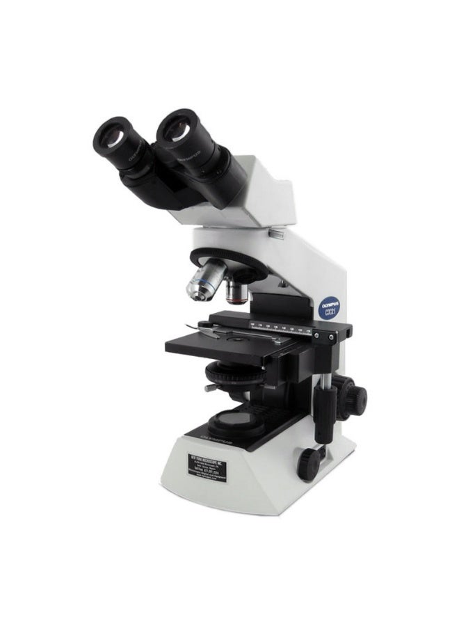 Olympus CX21 Phase Contrast Microscope – Binocular Head, 4x/10x/40x Plan Achromatic Objectives, UIS2 Optics, Halogen Illumination, Anti-Fungal Treatment – for Laboratory, Clinic & Educational Use