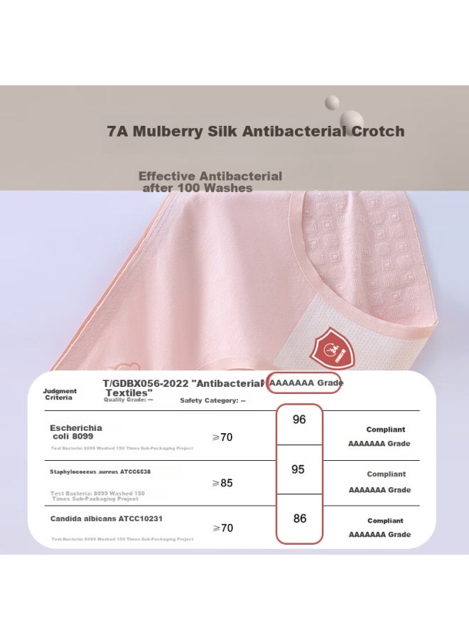 Snowflying Women's Cotton Antibacterial Underwear, Thin Mid-rise Seamless Breathable Cute Girl Shorts For Summer New - Image 3