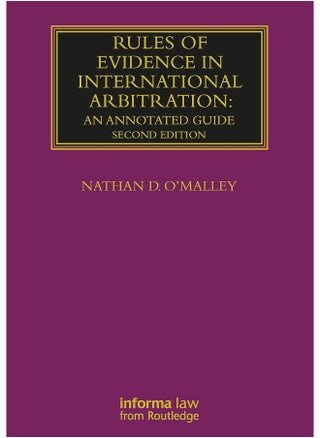 Rules of Evidence in International Arbitration: An Annotated Guide - pzsku/ZCE40F15E480615D0E78AZ/45/_/1740557143/d31ef025-1ebc-4e27-b927-4de49e90362a