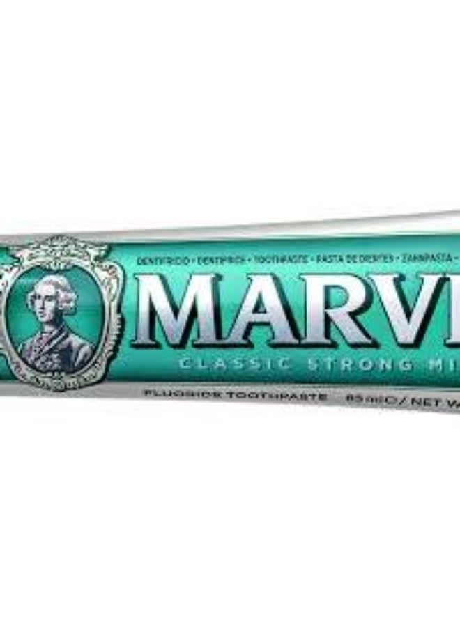 Marvis Classic Strong Mint Toothpaste - 85ml - Image 5