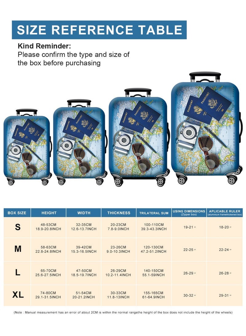 URbazaar Elastic Travel Luggage Cover Travel Suitcase Protective Cover for Trunk Case Apply to luggage Suitcase Cover - Image 4