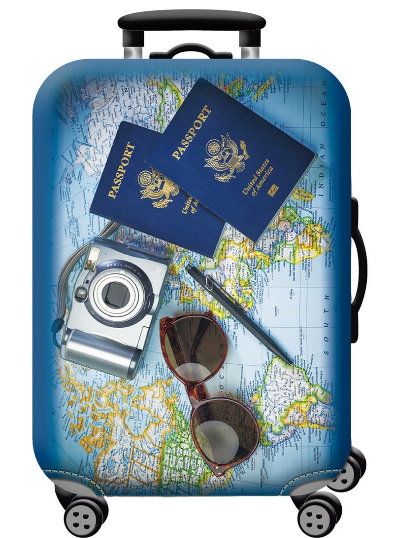 URbazaar Elastic Travel Luggage Cover Travel Suitcase Protective Cover for Trunk Case Apply to luggage Suitcase Cover - Image 1