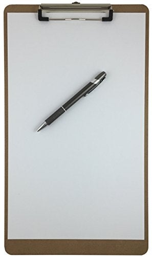 Trade Quest Legal Size Clipboard Low Profile Clip 9'' x 15'' Single (Pack of 1) - Image 4