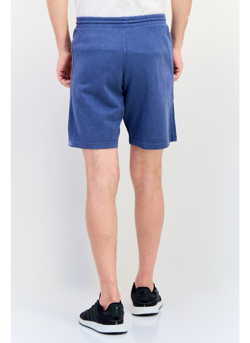 Adidas Men Sportswear Fit Embroidered Logo Outdoor Short, Blue  - Image 3