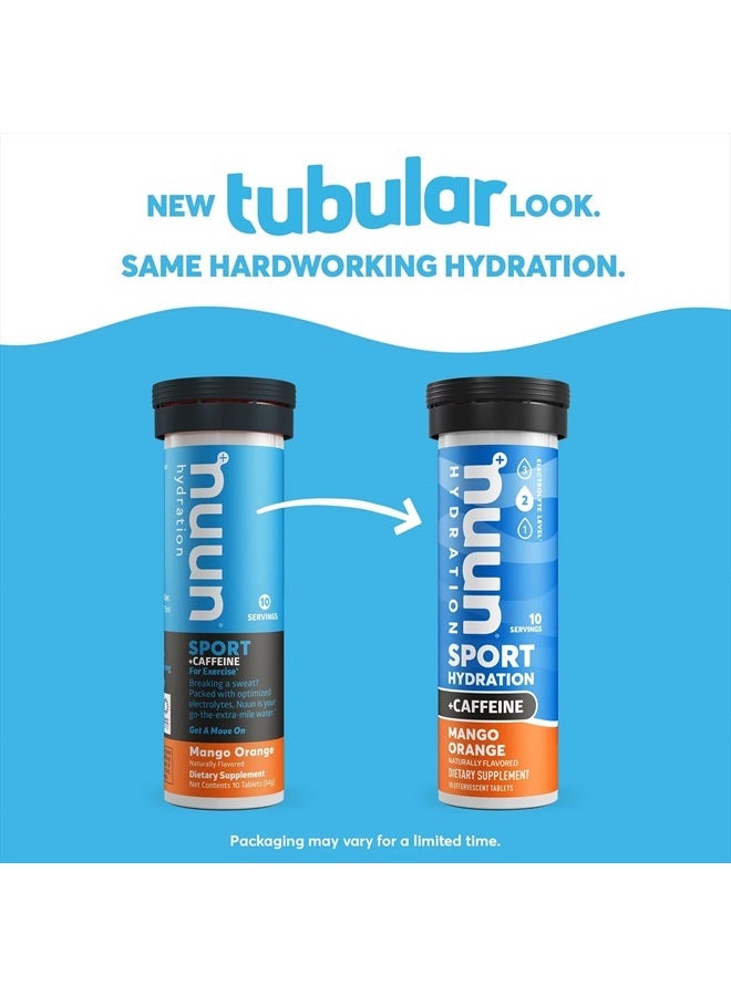 Nuun Sport + Caffeine Electrolyte Tablets for Proactive Hydration, Mixed Flavor Box, 4 Pack (40 Servings) - Image 5