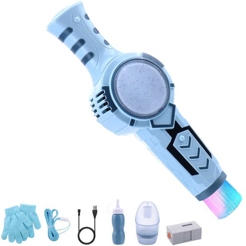 AIERSA Smoke Bubble Machine for Kids Magic Smoke Bubble Wand with Gloves Elastic Bubble Fog Wand Colorful Bubble Machine with Smoke - Image 3