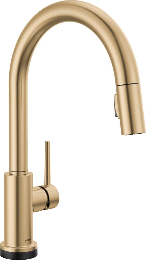 Delta Faucet 9159T-CZ-DST Touch2O Kitchen Faucet, Touch, Champagne Bronze - Image 1