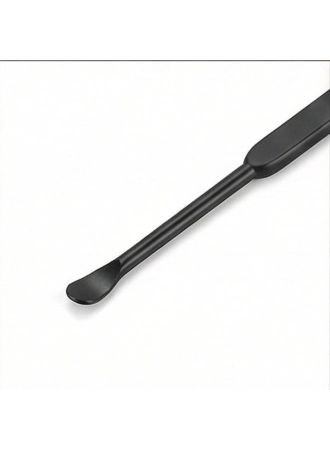 Premium 7-Piece Manicure Set Black Stainless Steel – Professional Pedicure & Grooming Kit with Portable Red Travel Case. Anti-Rust Nail Clippers, Scissors & Tweezers for Men & Women (Matte Black) - Image 4