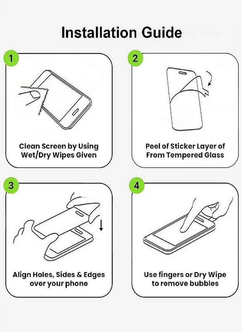 RAYON 2 Pack Tempered Glass Screen Protector 5D Designed For Samsung Galaxy A52s 5G Full Screen Coverage And Bubble Free - Image 3