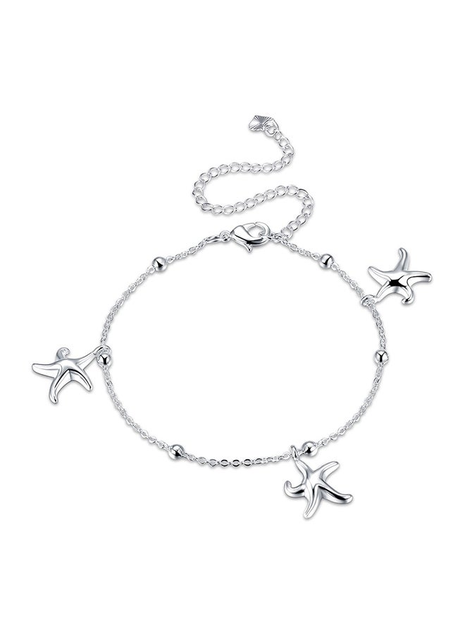 Fashion Design Foot Jewellery Plated Chain Anklet  Lknspca078 - Image 1