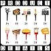 HaPiBiDesign 40 Pcs Movie Night Cupcake Toppers Perfect Party Decorations for Birthdays Hollywood Baby Showers and Themed Cakes - Image 4