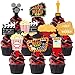 HaPiBiDesign 40 Pcs Movie Night Cupcake Toppers Perfect Party Decorations for Birthdays Hollywood Baby Showers and Themed Cakes - Image 2