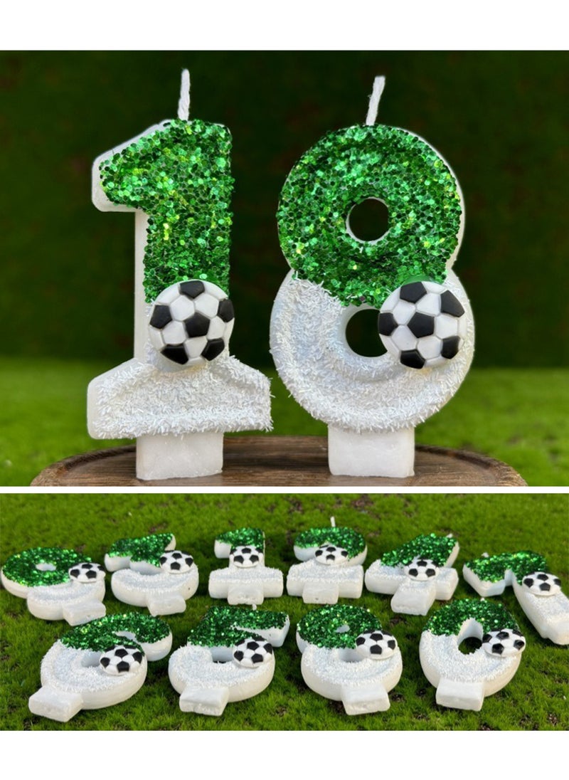 l&wen Number Birthday Candle, Football Number Cake Candles for Birthday, Weddings, Anniversaries and Theme Party Decorations 7cm (Number 9)  - Image 4