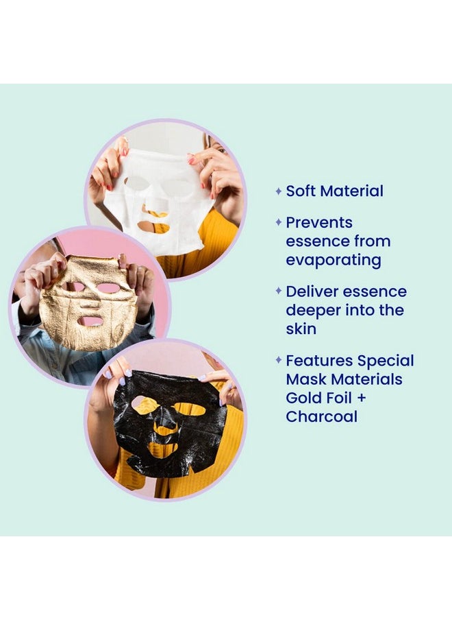 FACETORY FACETORY K Beauty Face Mask Skin Care - BEST OF 7 COLLECTION Sheet Mask Set | Natural Premium Korean Face Mask For All Skin Types - No Sulfates No Parabens (7 pc)  - Image 4